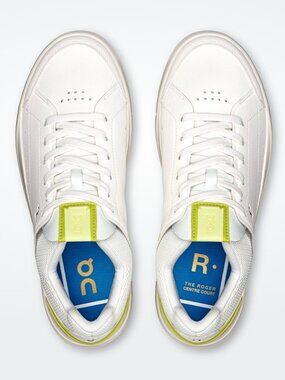 On THE ROGER Centre Court Sneakers in Lime